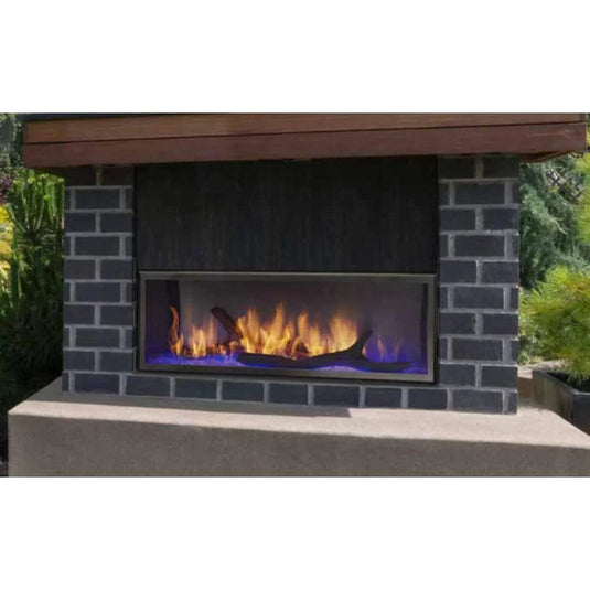 Majestic Clean Face Trim Kit (ODLANAIG-60CFT) for Lanai 60 inch Outdoor Gas Fireplace with integrated eyebrow and stainless steel lip