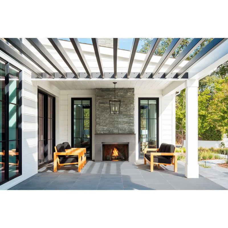 Load image into Gallery viewer, Majestic Courtyard 42 inch Traditional Outdoor Vent-Free Natural Gas Fireplace with IntelliFire Ignition System
