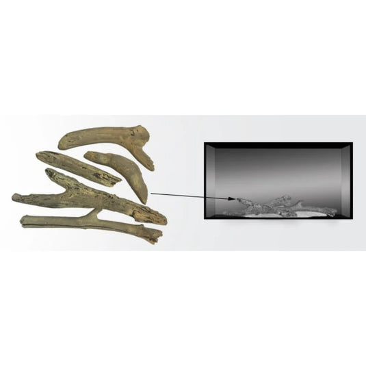 Majestic driftwood log set for Jade direct vent gas fireplace
