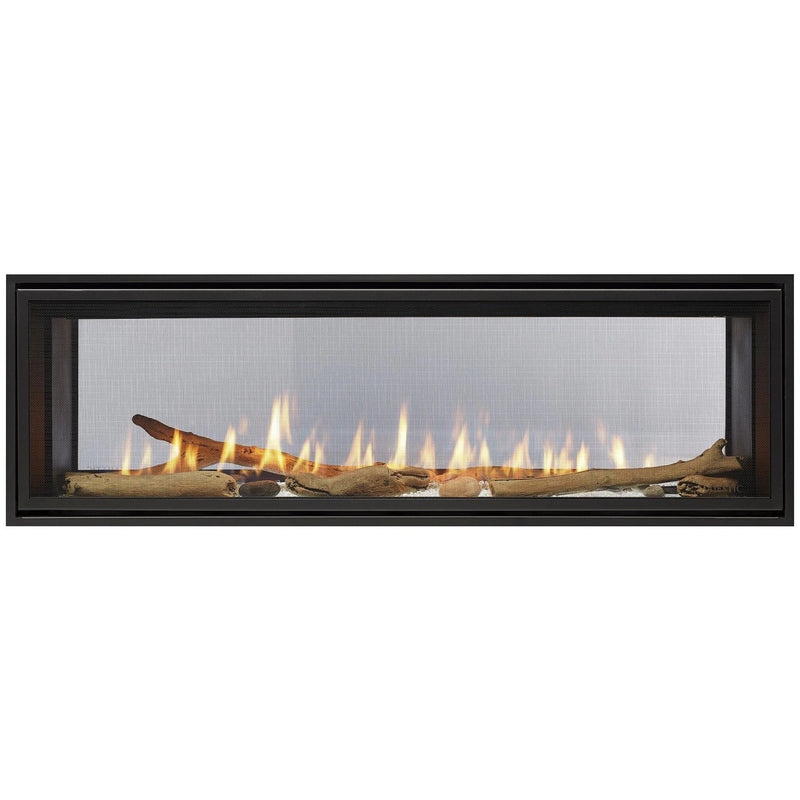 Load image into Gallery viewer, Majestic Echelon II 36 inch see through linear contemporary direct vent natural gas fireplace with IntelliFire Touch ignition system
