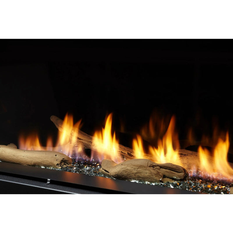 Load image into Gallery viewer, Majestic Echelon II 48 inch linear contemporary direct vent natural gas fireplace with IntelliFire Touch ignition system
