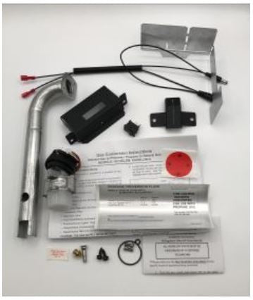 Majestic 48-inch Echelon II LP conversion kit for converting natural gas fireplace to propane