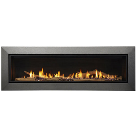 Majestic Echelon II 60-inch linear contemporary direct vent natural gas fireplace with IntelliFire Touch ignition system