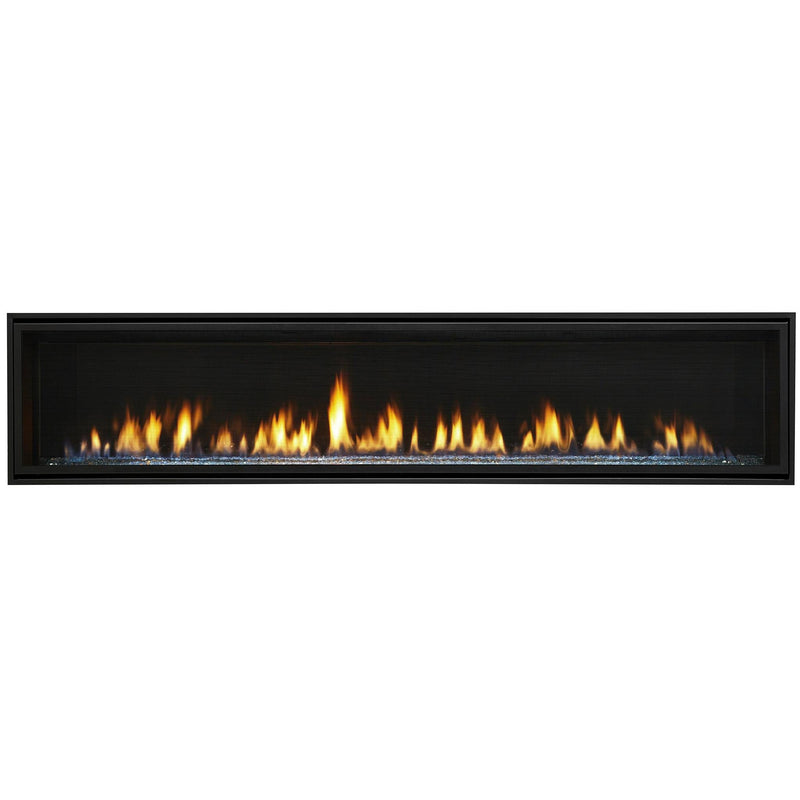 Load image into Gallery viewer, Majestic Echelon II 72 inch linear contemporary direct vent natural gas fireplace with IntelliFire Touch ignition system
