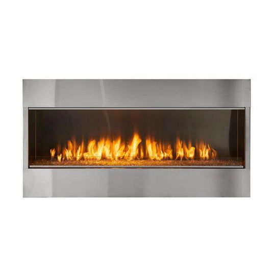 Majestic Lanai 48 inch Linear Contemporary Outdoor Vent-Free Natural Gas Fireplace with IntelliFire Ignition System