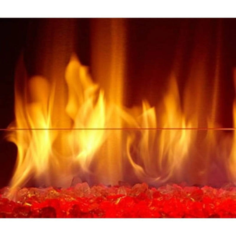 Load image into Gallery viewer, Majestic Lanai See-Through 48 inch linear contemporary outdoor vent-free natural gas fireplace with IntelliFire ignition system and double-sided flame view
