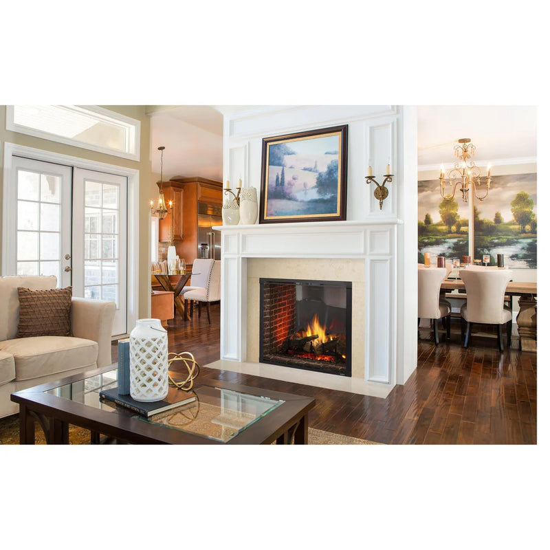Load image into Gallery viewer, Majestic Marquis II see-through 42 inch traditional direct vent natural gas fireplace with IntelliFire Touch ignition system
