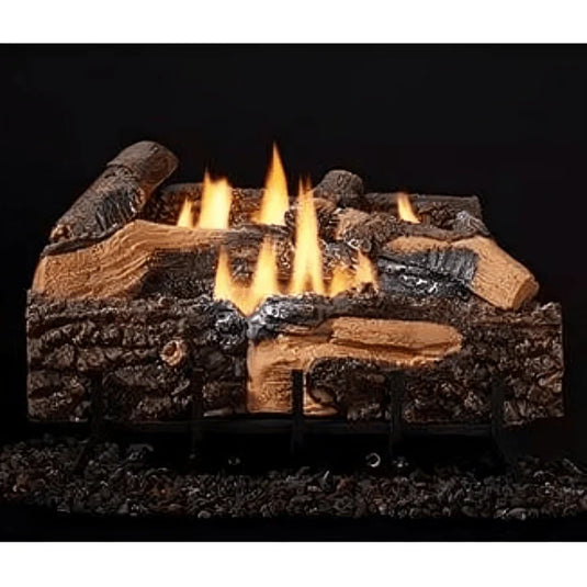 Majestic Mezmer 24 inch gas log set for Lumonessen outdoor burner model MZMR-24