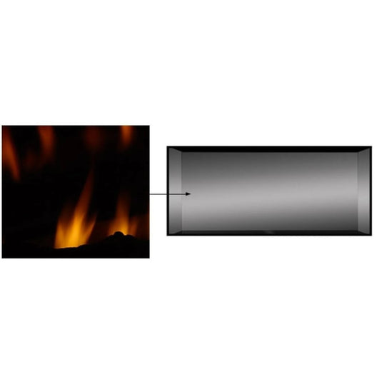 Majestic Reflective Black Ceramic Glass Liner Kit for 48