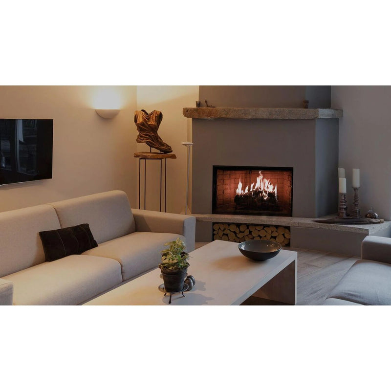 Load image into Gallery viewer, Majestic Royalton 42 inch radiant traditional wood burning fireplace with classic brick refractory interior
