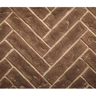 Majestic Tavern Brown herringbone brick interior panels for Meridian 36-inch direct vent gas fireplace