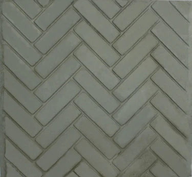 Load image into Gallery viewer, MC Refractory 40 x 40 fireplace panel with herringbone brick pattern 1.5 inch thick for firebox replacement
