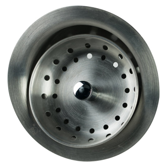 Stainless steel strainer included with the MSI 3219 kitchen sink