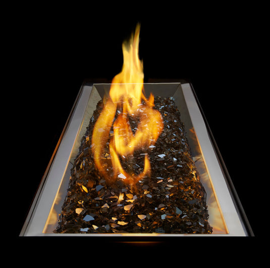 Napoleon 30x10-Inch Patioflame Burner Kit – Propane Gas Fire Pit with Topaz Glass Ember Bed