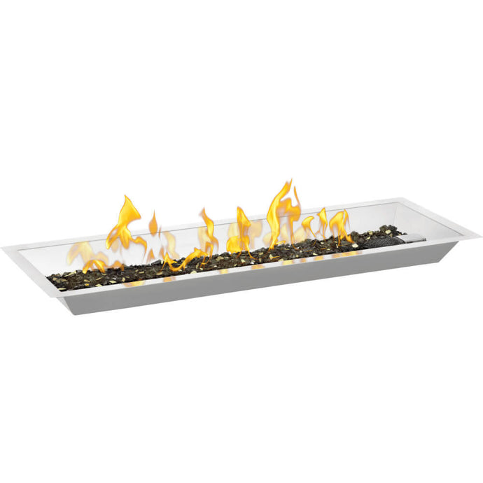Napoleon 30x10-Inch Patioflame Burner Kit – Propane Gas Fire Pit with Topaz Glass Ember Bed