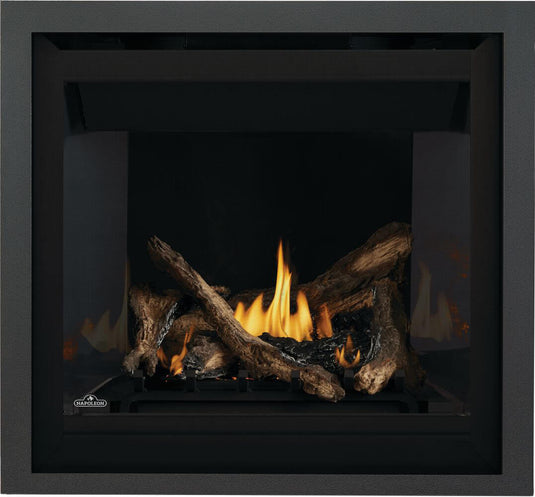 Napoleon 36-inch Altitude direct vent propane fireplace with electronic ignition and customizable design
