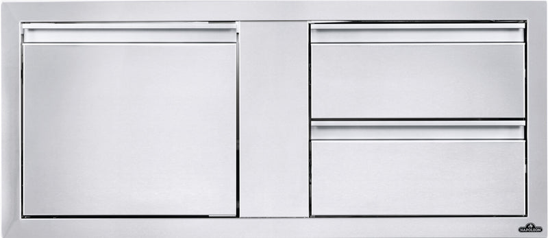 Load image into Gallery viewer, Napoleon 42 x 16 Inch Triple Drawer and Door Combo for Outdoor Kitchens
