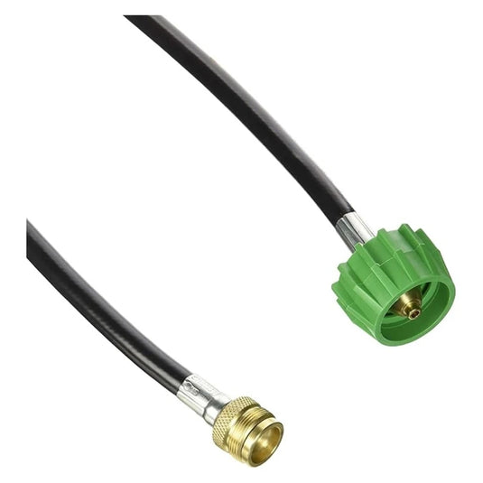 Napoleon 66004 TravelQ 48-inch propane tank connection hose with brass fitting and green tank connector
