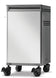Load image into Gallery viewer, Angled view of Napoleon 68003 Prestige left stainless steel storage cabinet with locking caster wheels

