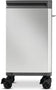 Load image into Gallery viewer, Napoleon 68003 Prestige stainless steel right storage cabinet with concealed upper drawer and locking caster wheels
