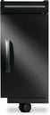 Load image into Gallery viewer, Front view of Napoleon 68006 Rogue PRO-S matte black storage cabinet with top drawer, vertical door handle and caster wheels
