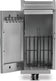 Load image into Gallery viewer, Napoleon 68008 Rogue PRO stainless steel storage cabinet with open door, interior dividers and door-mounted tool hooks
