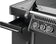Load image into Gallery viewer, Napoleon 68009 Rogue PRO black storage cabinet installed beside a grill with the upper storage drawer open
