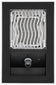 Load image into Gallery viewer, Top-down view of Napoleon 700 Series infrared side burner with stainless steel WAVE cooking grid, unlit infrared element and matte black surround
