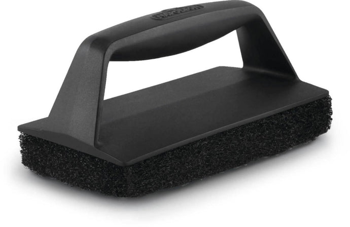 Napoleon Abrasive Scrubber for safe cleaning of porcelain-coated cast iron cooking grids on barbecue grills