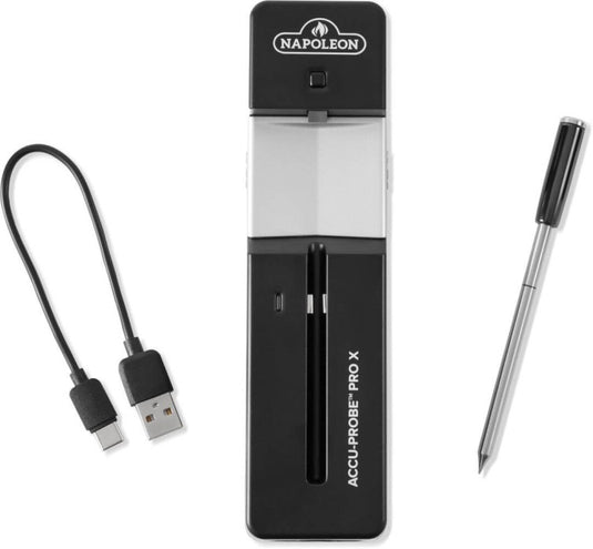 Napoleon ACCU-PROBE PRO X Wireless Thermometer with Bluetooth and 6 Temperature Sensors for Precise Cooking