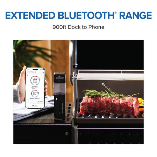 Napoleon ACCU-PROBE PRO X Wireless Thermometer with Bluetooth and 6 Temperature Sensors for Precise Cooking