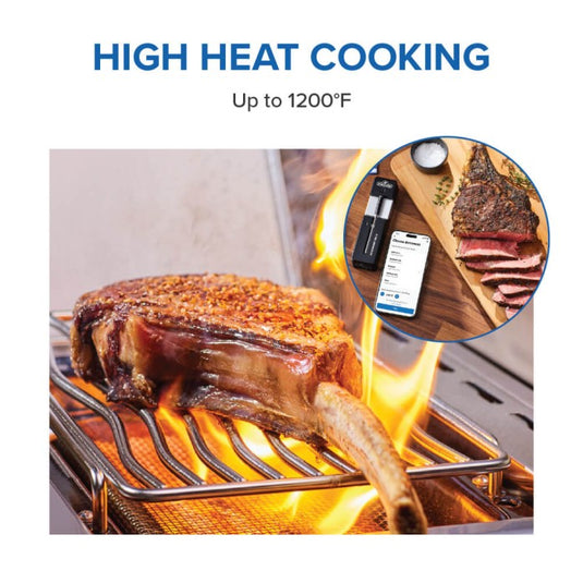 Napoleon ACCU-PROBE PRO X Wireless Thermometer with Bluetooth and 6 Temperature Sensors for Precise Cooking