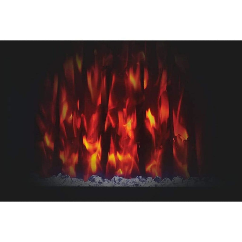 Load image into Gallery viewer, Napoleon Allure Vertical 32-inch wall-hanging electric fireplace with multi-color LED flames and crystal ember bed
