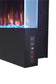 Load image into Gallery viewer, Close-up of the Napoleon Allure Vertical electric fireplace integrated control panel and digital display
