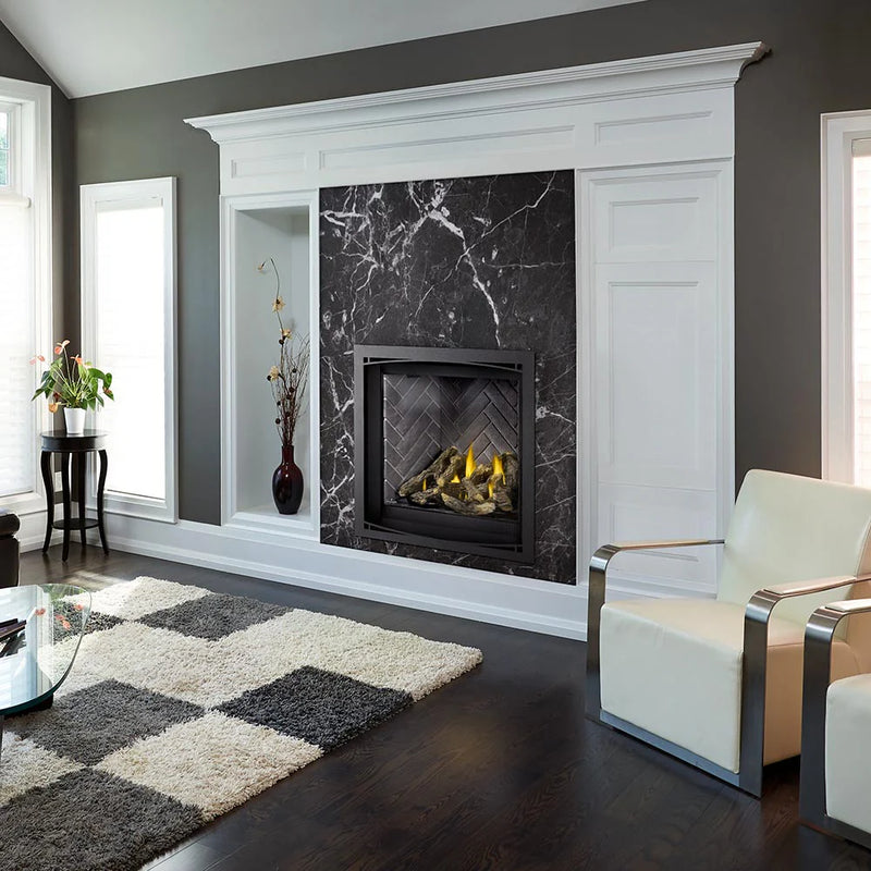 Load image into Gallery viewer, Napoleon Altitude X Series 36-inch electronic ignition direct vent gas fireplace with blower kit
