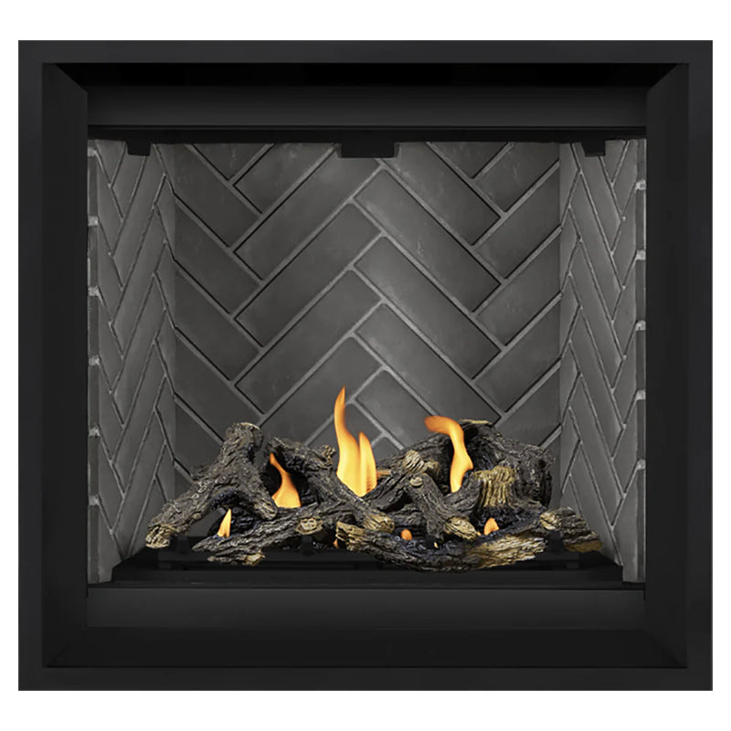 Load image into Gallery viewer, Napoleon Altitude X Series 36-inch electronic ignition direct vent gas fireplace with blower kit
