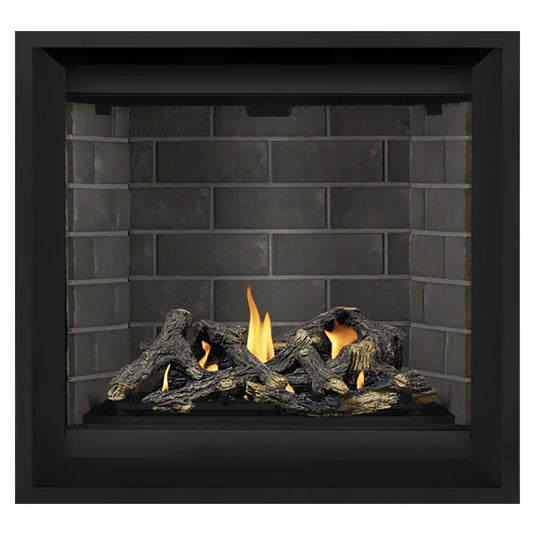 Napoleon Altitude X Series 36-inch electronic ignition direct vent gas fireplace with blower kit