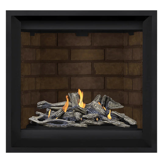 Napoleon Altitude X Series 36-inch electronic ignition direct vent gas fireplace with blower kit