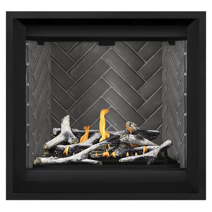 Napoleon Altitude X Series 36-inch electronic ignition direct vent gas fireplace with blower kit