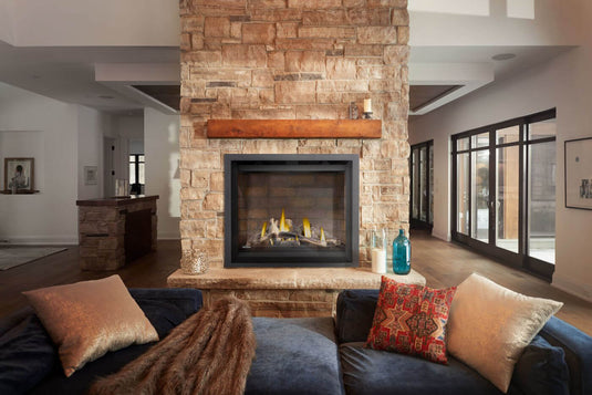 Napoleon Altitude X Series 42-inch electronic ignition direct vent gas fireplace with blower kit