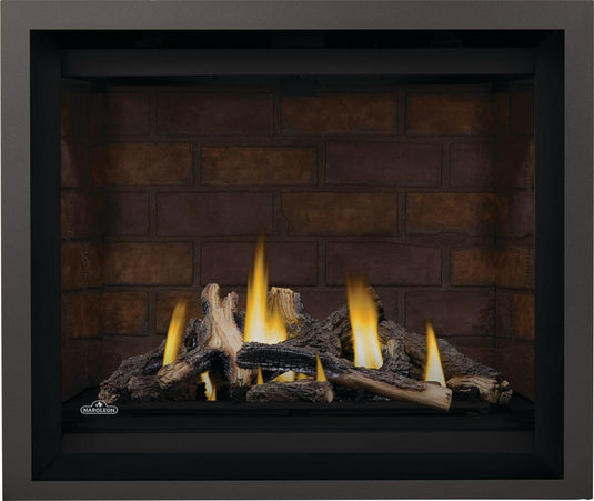 Napoleon Altitude X Series 42-inch electronic ignition direct vent gas fireplace with blower kit