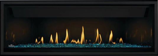 Napoleon Ascent Premium 56-Inch Electronic Ignition Direct Vent Linear Gas Fireplace with modern design and premium safety barrier