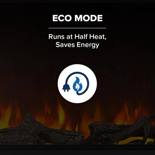 Napoleon Astound 50-inch built-in electric fireplace with Wi-Fi connectivity and ultra-realistic flames