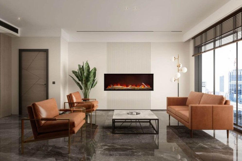 Load image into Gallery viewer, Napoleon Astound 50-inch built-in electric fireplace with Wi-Fi connectivity and ultra-realistic flames
