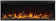 Load image into Gallery viewer, Napoleon Astound FlexMount 62-inch electric fireplace NEFL62AB front view with orange and yellow flames, Beach Fire logs, and Woodland decorative media.
