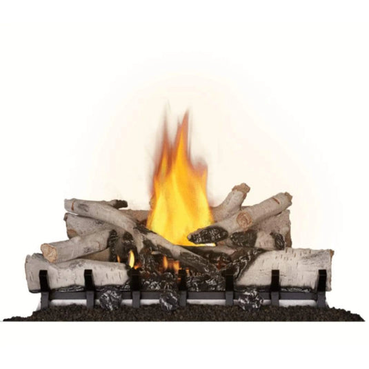 Napoleon Birch Log Set Accessory for 36-Inch Riverside Outdoor Fireplace with realistic birch and oak logs