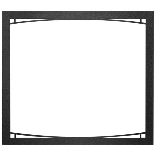 Napoleon black Zen design decorative front for 42 inch Altitude direct vent fireplace