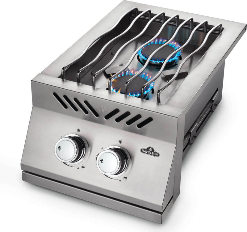 Load image into Gallery viewer, Napoleon Built-in 500 Series Inline Dual Range Top Burner with Stainless Steel Cover
