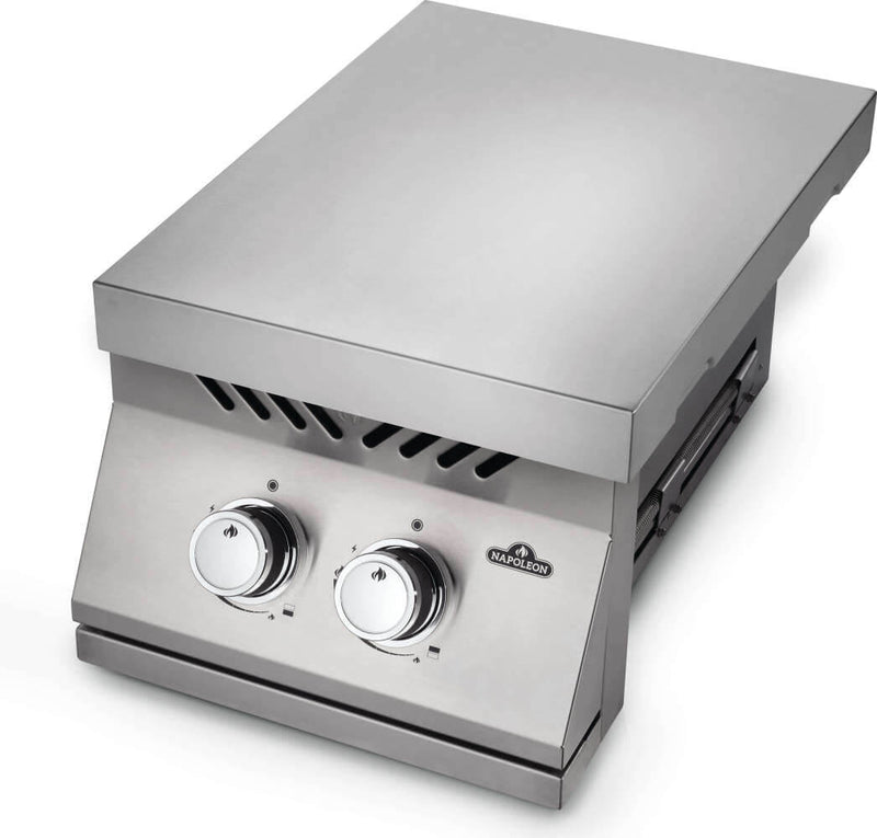 Load image into Gallery viewer, Napoleon Built-in 500 Series Inline Dual Range Top Burner with Stainless Steel Cover
