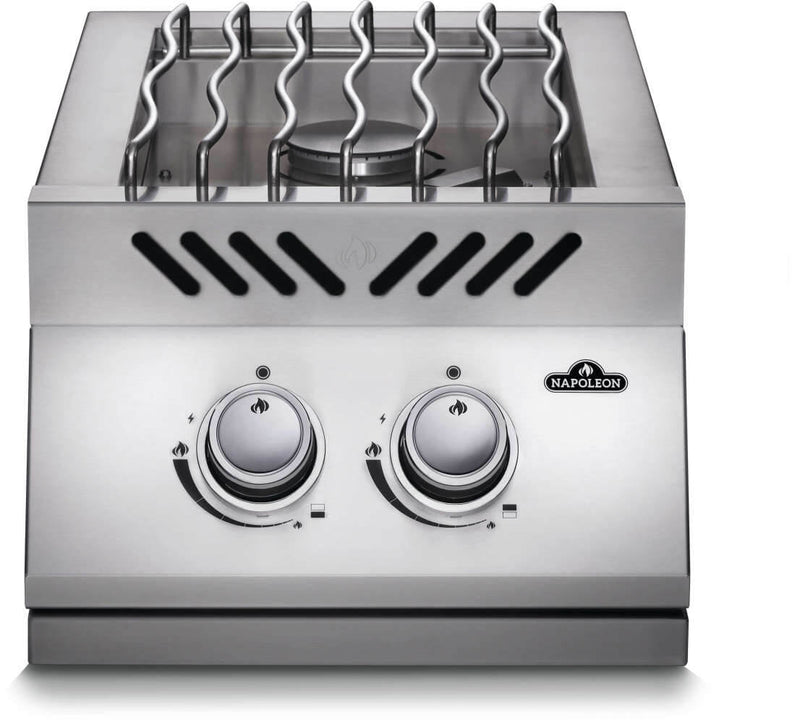 Load image into Gallery viewer, Napoleon Built-in 500 Series Inline Dual Range Top Burner with Stainless Steel Cover
